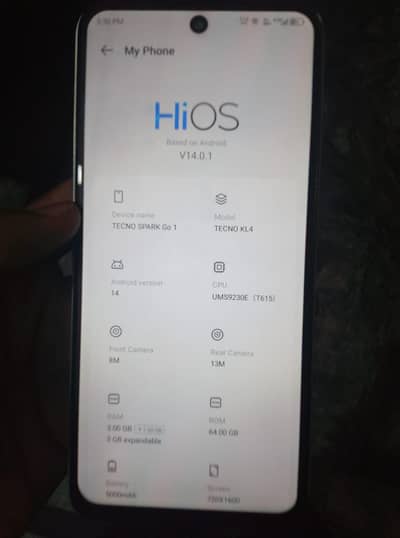 Tecno Spark Go