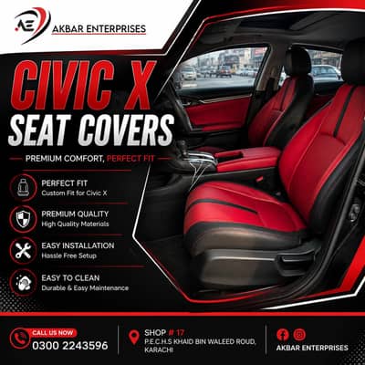 Honda Civic X synthetic seat cover