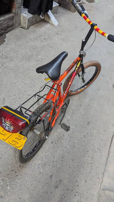 Modified Sports Cycle for Sale – Orange & Black Color cycle