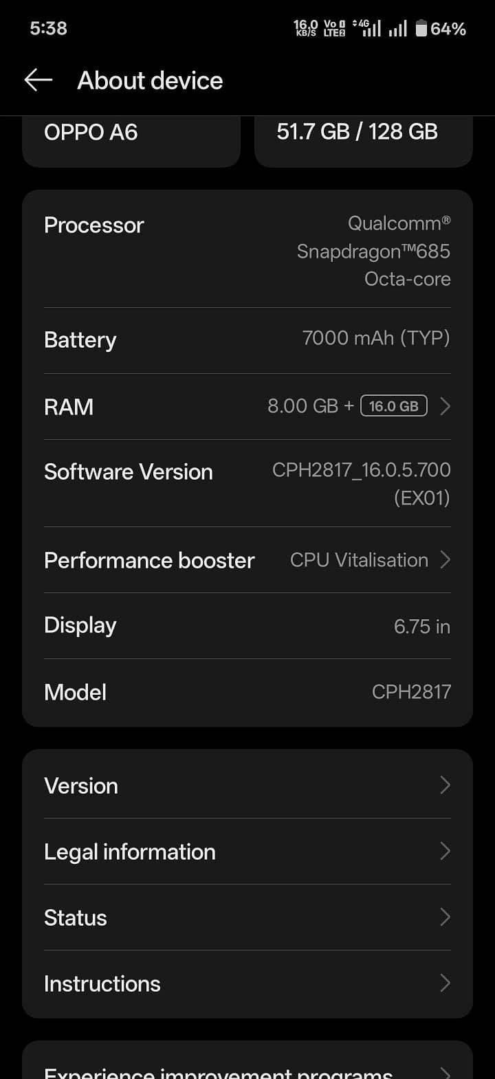 OPPO A6 2