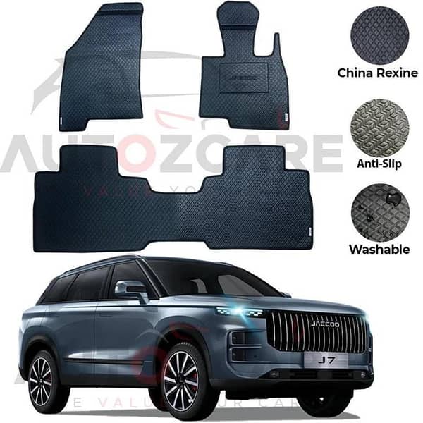 Jaecoo J7 China Rexine Floor Mat 3PCS - Model 2025