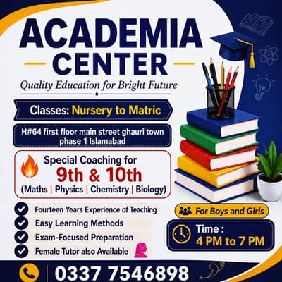 Academia Center Plus Home tution services
