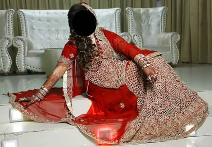 Barat Dress / Bridal dress/ Wedding (Fabric: Pure Chiffon) Tariq Road)