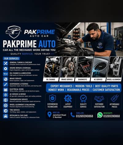 All types of car repairimg service available with good prise