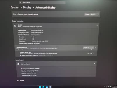 DarkFlash G243FG Monitor 1920x1080 144Hz. Perfect Condition