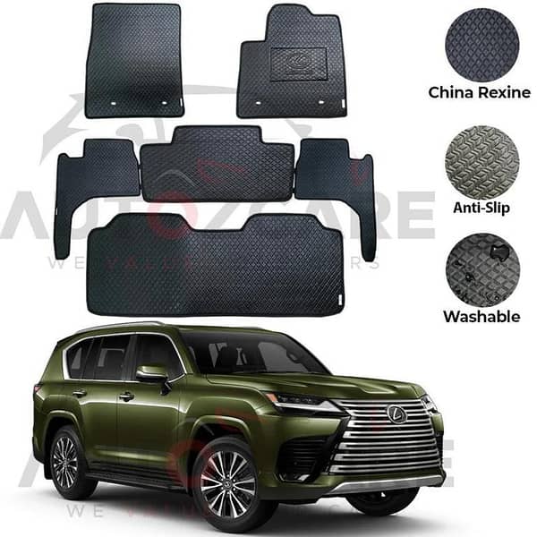 Lexus LX 600 China Rexine Floor Mat - Model 2021-2025