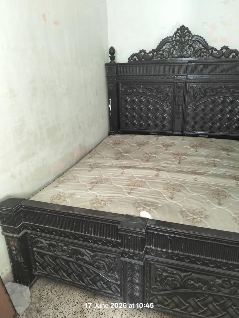 double bed with dressing table 1