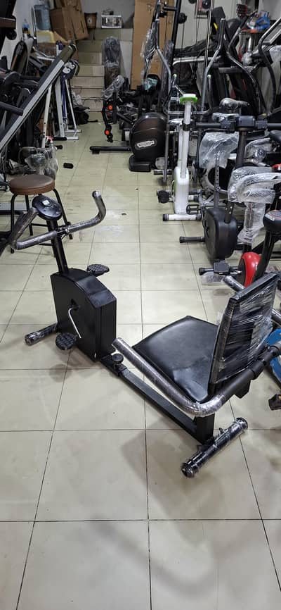 Back Seat Recumbent Exercise cycle|Treadmill |Dumbbells |Home gym