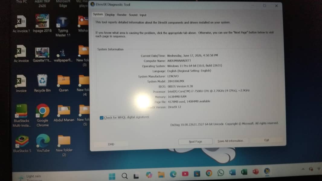 Lenono Thinkpad E470 9