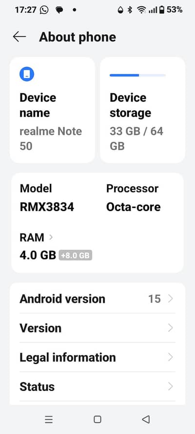 Realme Note 50