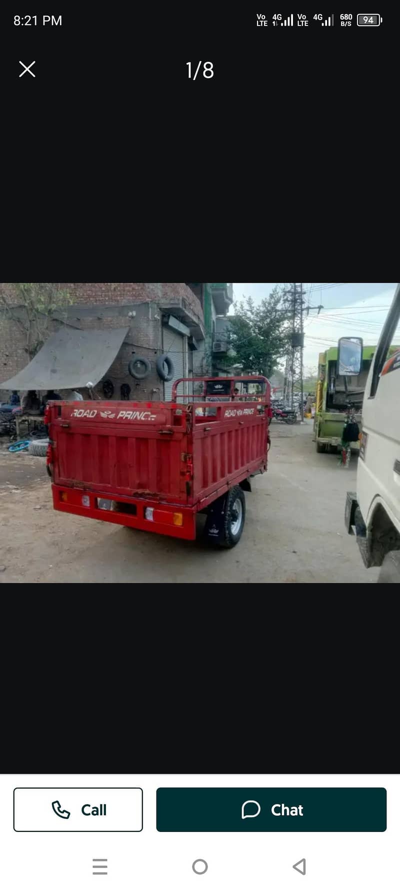روڑ پرنس لوڈر رکشہ 150  سی سی 6