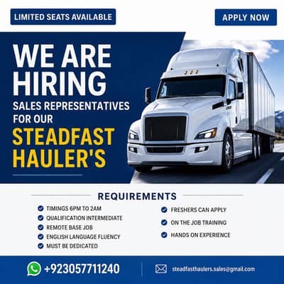 Sales Representatives required