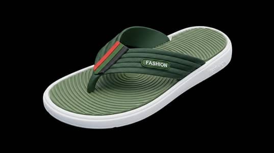 Active By Ever Men's Casual Comfort Flip Flops – Olive Green