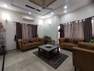 Luxury Fully Furnished 1 Kanal Upper Portion Is Available For Rent In Janiper Block Sector C Bahria Town Lahore