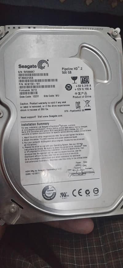 500 GB Hard Drive