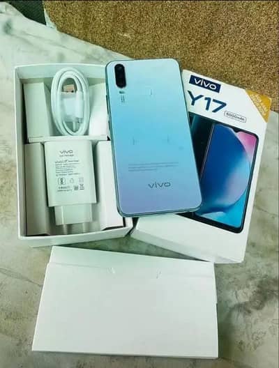Vivo Y17 complete box 8gb 256gb