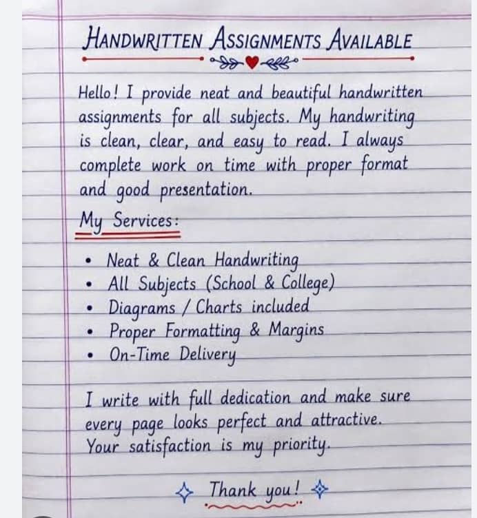 I will write assignment for you 1