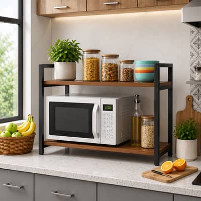 2 Tier Kitchen Organizer Rack | Multipurpose Storage Shelf | Brand New