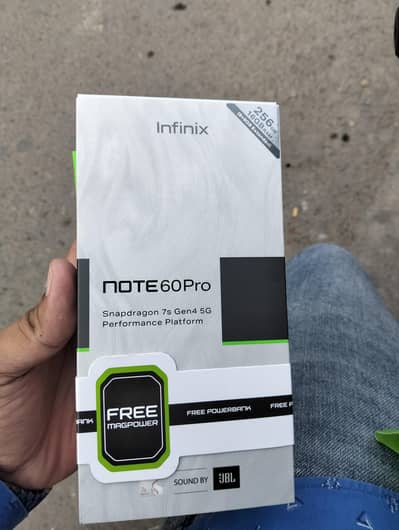 Infinix Note 60 pro Just Box open. . Nonactive
