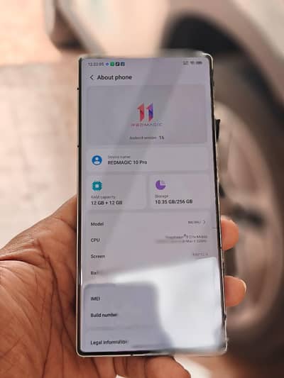 RED MAGIC 10 PRO 12/256 NON PTA 10/9 GLOBAL 120FPS