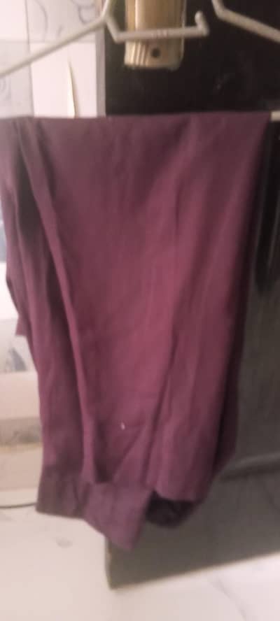 Kameez Shalwar/Pajama For Sale in plum Color, Large Size
