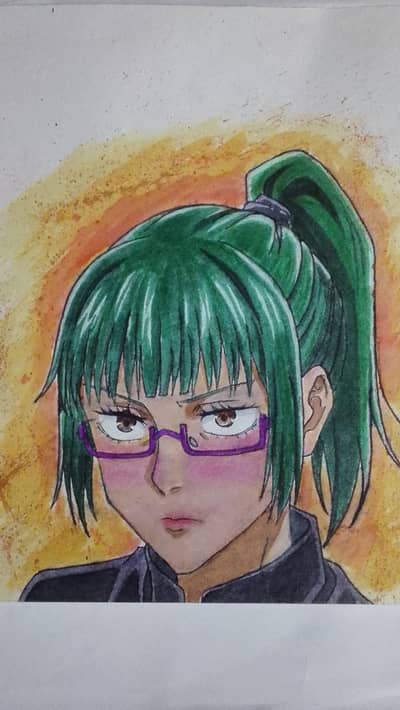 Maki Zenin a fan made art it's not a real but looks best for fans. . .