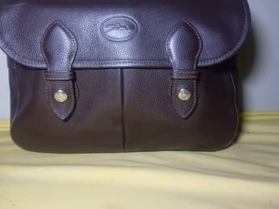 Longchamp imported leather bag