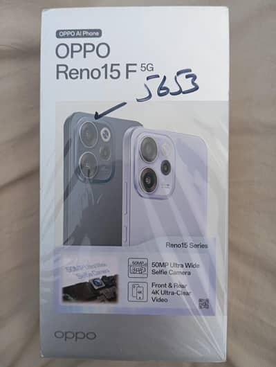 OPPO Reno F 15 5G 8GB 256GB PTA APPROVED