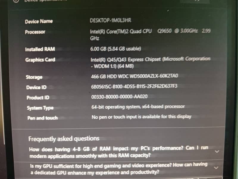 Computer Dell And LCD 5