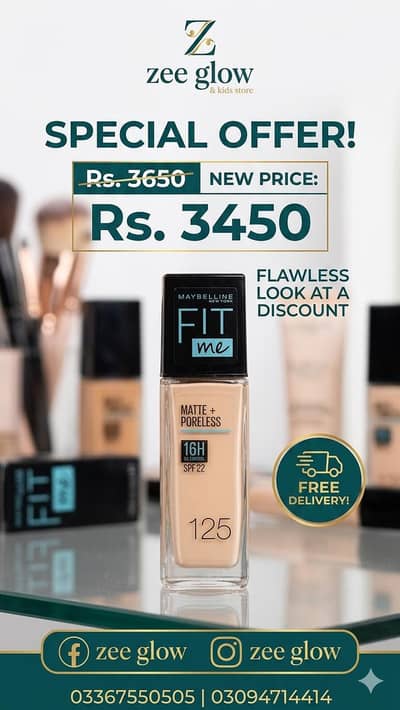 Maybelline Fit Me Foundation - Original & Long-Lasting