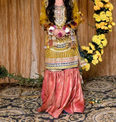 bridal Mehndi dress for sale