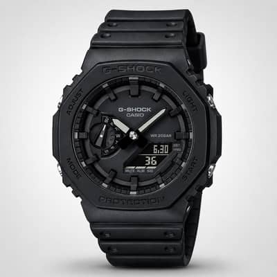 Luxury G-Shock Style Gold & Black Men's Watch