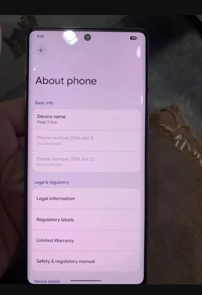 Google Pixel 7 Pro 4