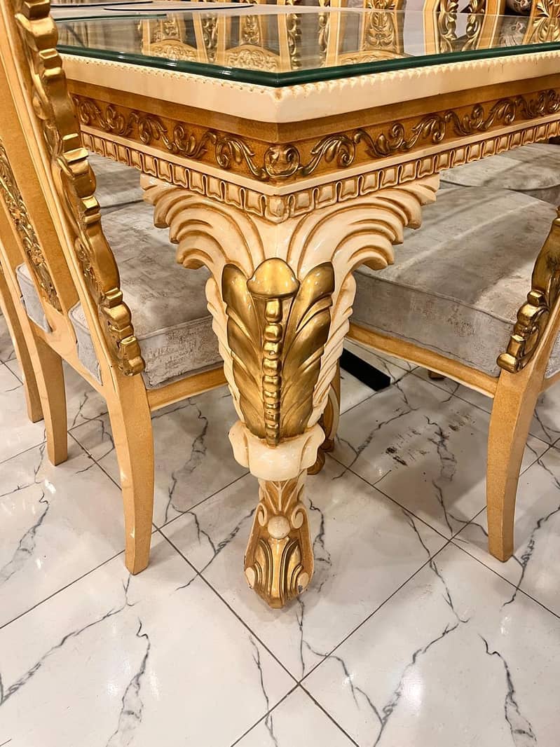 12 chairs dining solid dining table 2