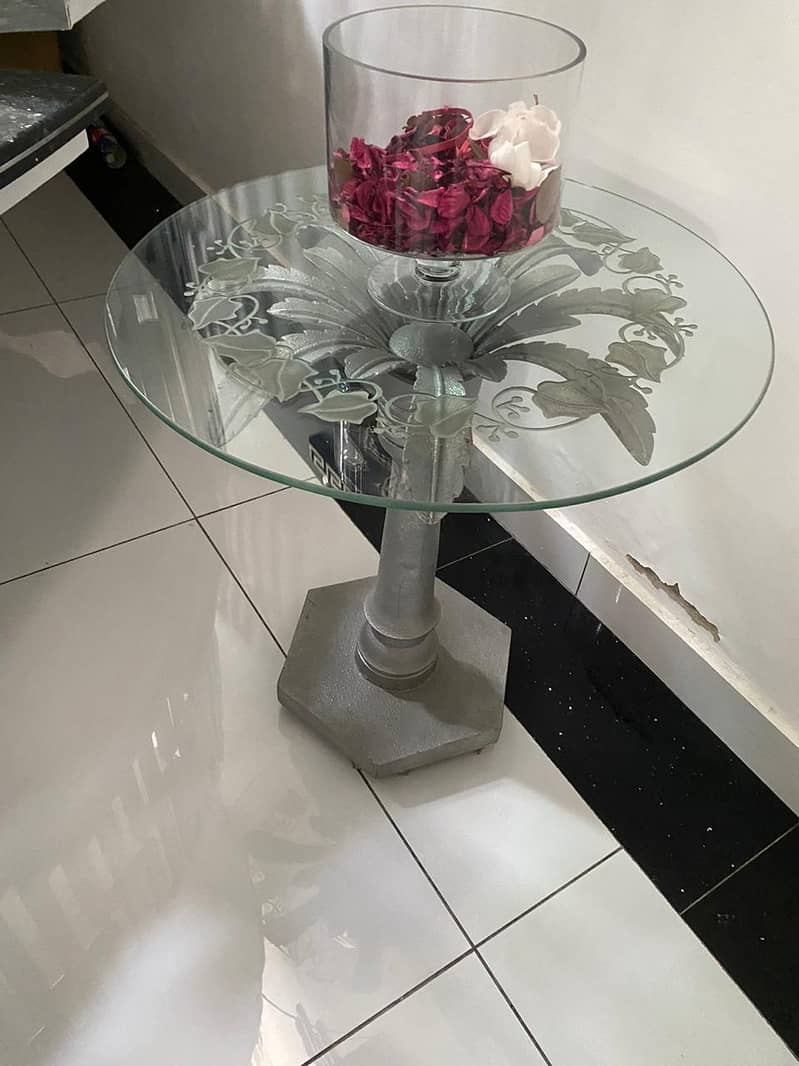 Glass Side Table 0