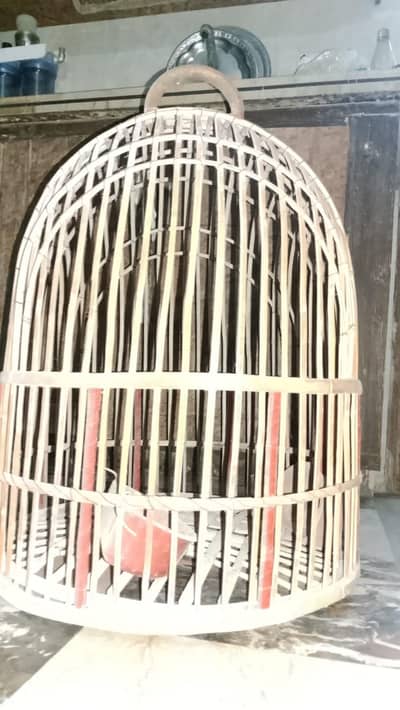wooden cage