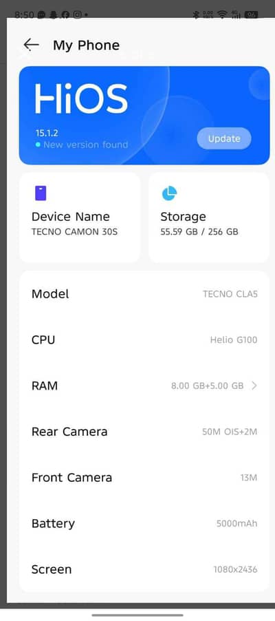 Tecno CAMON 30S
