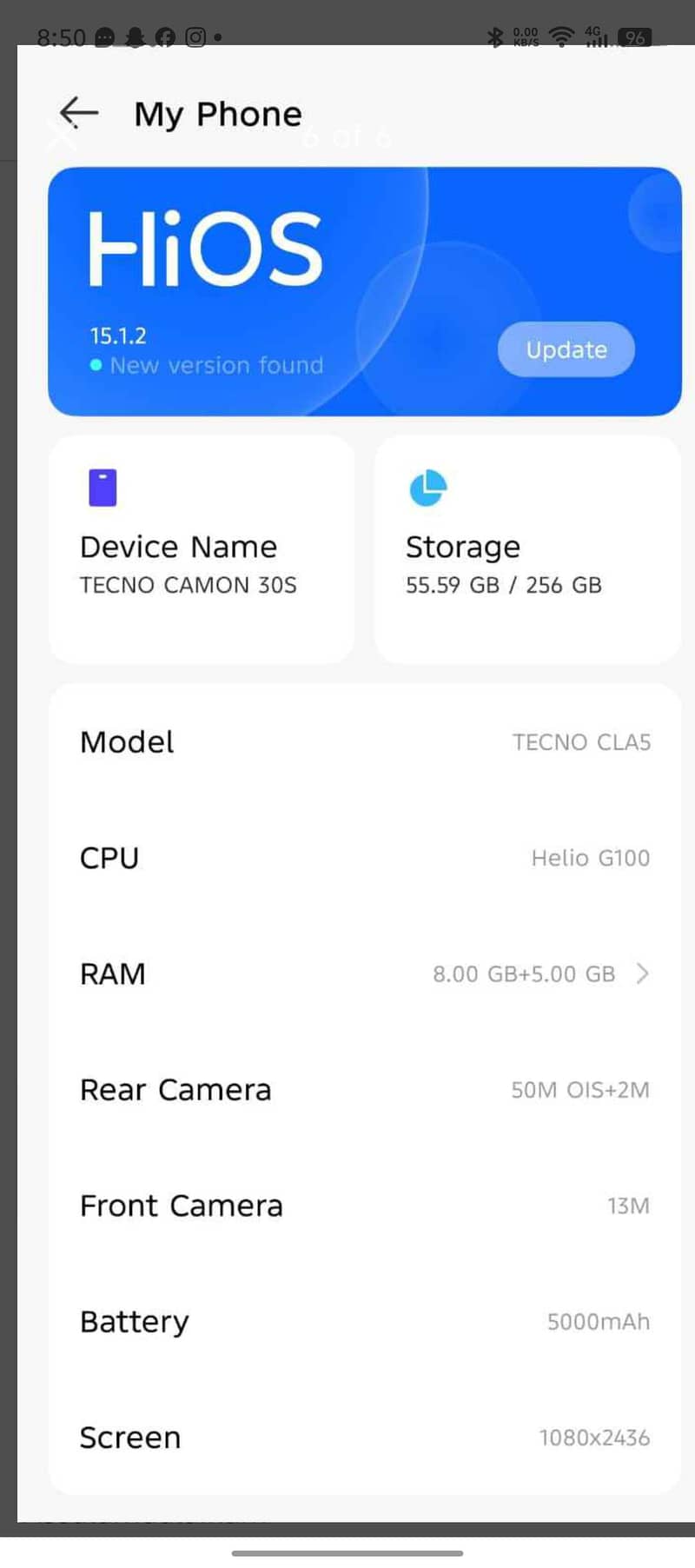 Tecno CAMON 30S 0