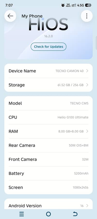 Tecno CAMON 40