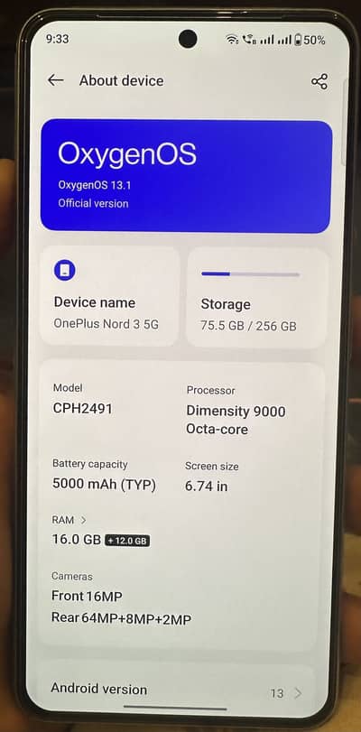 One Plus Nord 3 5G