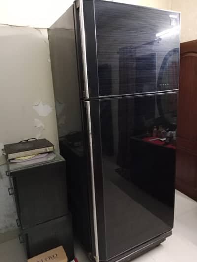 SHARP SJ-GC75V-BK3 Premium Fridge For Sale (Black Colour)