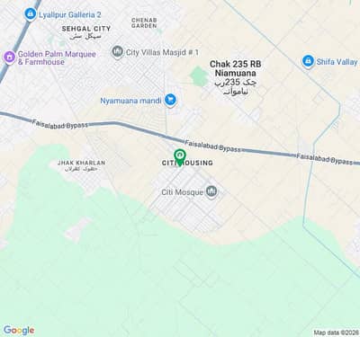 10-Marla PLOT For SALE CITIHOUSING Samundri Road Faisalabad
