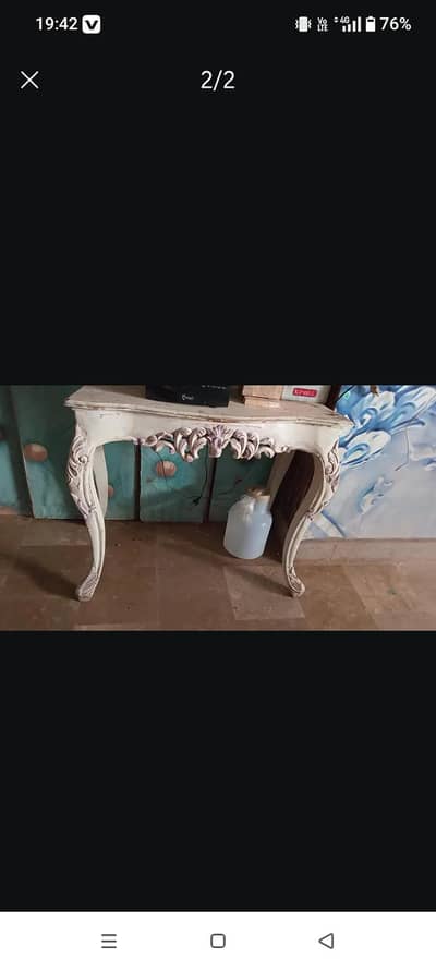 only frame or table no mirror