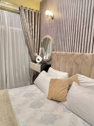 Daily basis and weekly basis one bedroom fully furnished luxury apartments available for rent Gulberg greens Islamabad