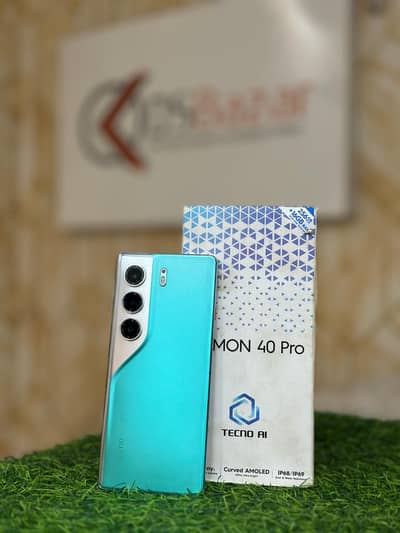 Tecno Camon 40 Pro 8GB Ram 256GB Storage With Box & Original Charger