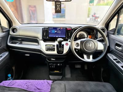 Honda N Wgn 2019 black total genuine neat and clean