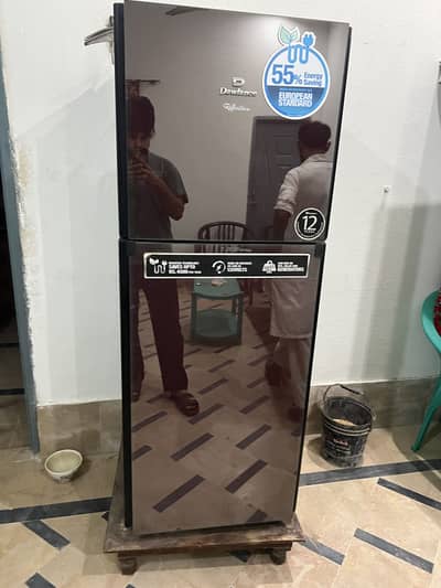 Dawlence glass fridge for sale read description