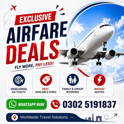 Exclusive Airlines Deals Available