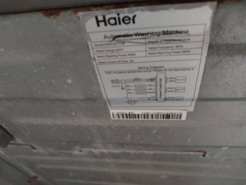 Haier automatic machine 9/9 2