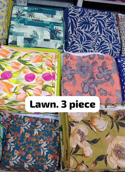  Ladies Lawn Suits Available – 2 Piece & 3 Piece Collection 